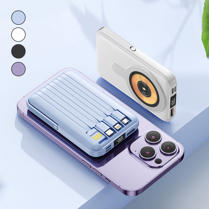 🔋Magnetic Wireless Power Bank 10000mAh Fast Chargrs