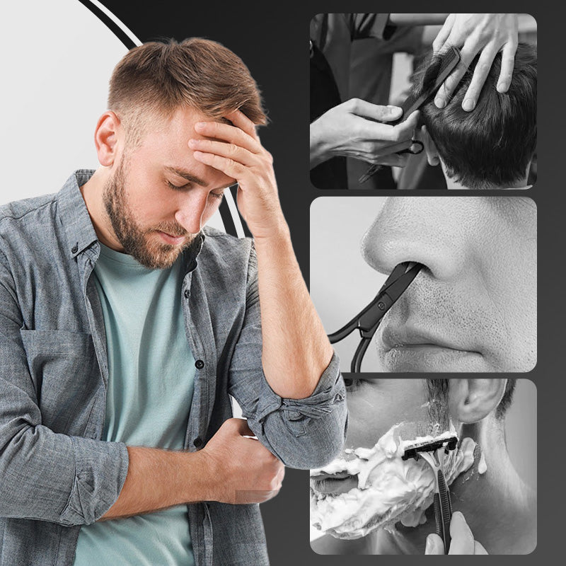 Waterproof Electric Beard Trimmer for Men