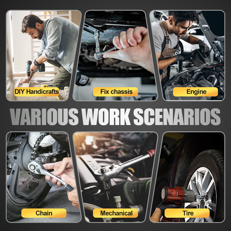 CR-V Steel Sockets Set