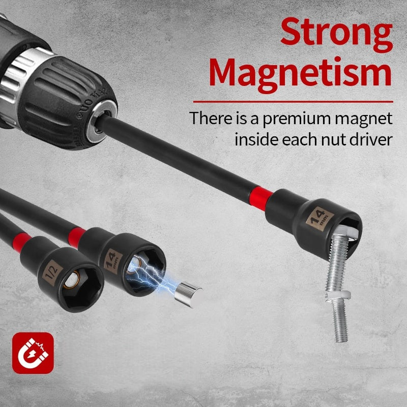 16-Piece Magnetic Nut Driver Set