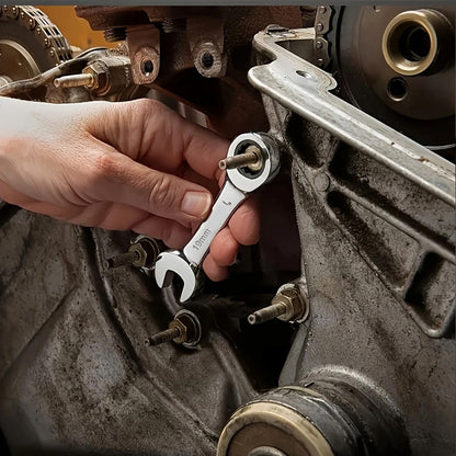 CR-V Steel Ratcheting Combination Wrench