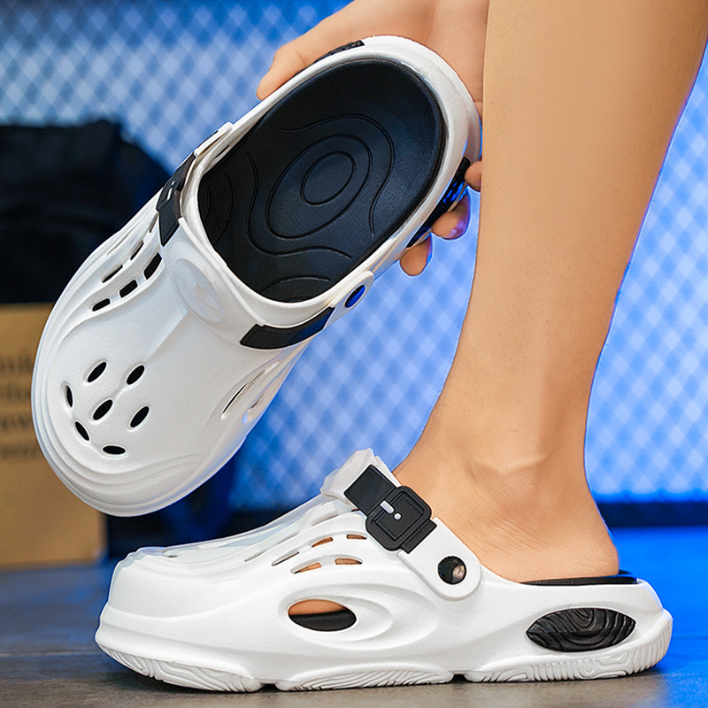 Breathable Dual-Wear Soft Sole Closed-Toe Slippers