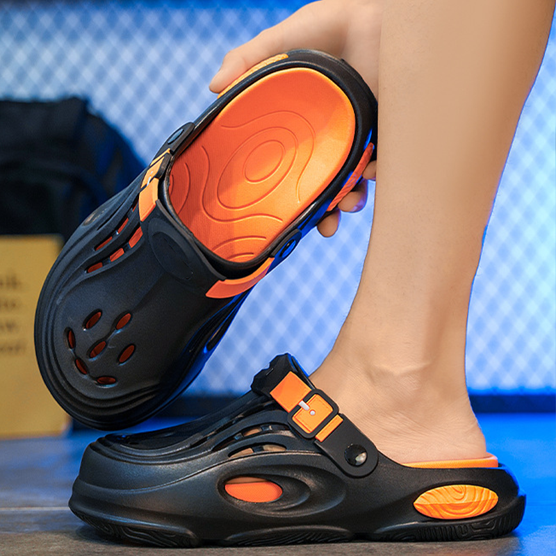 Breathable Dual-Wear Soft Sole Closed-Toe Slippers