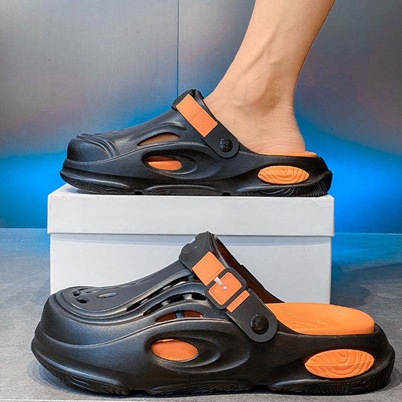 Breathable Dual-Wear Soft Sole Closed-Toe Slippers