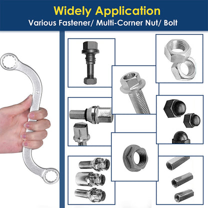 S-Style Double-Ended Box Wrench 5-Piece Set