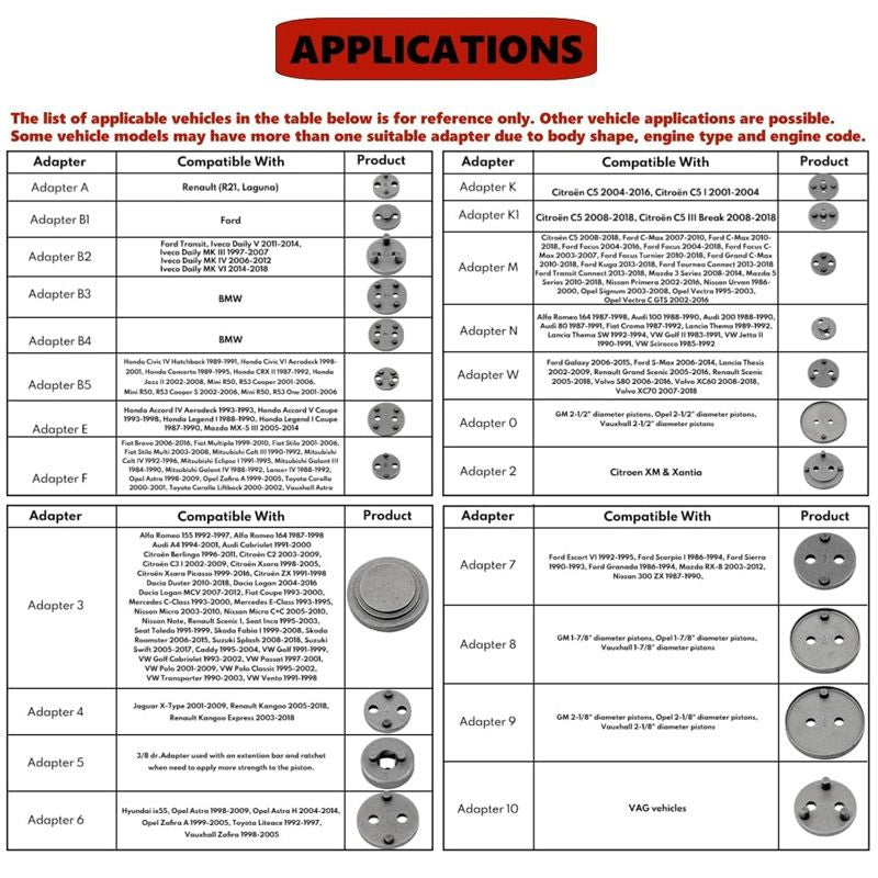 24pcs Pneumatic Brake Caliper Compression Tool（50% OFF）