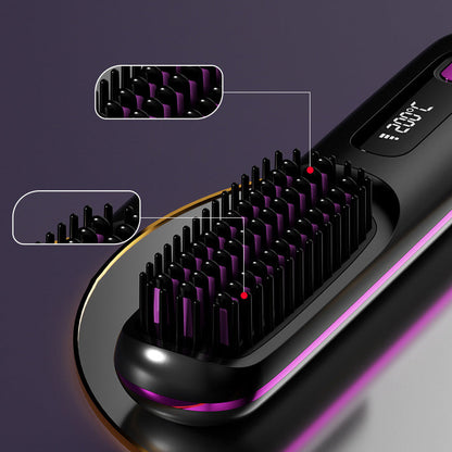 🔥Summer Hot Sale 50% Off🔥Wireless Ceramic Heating Hair Straightening Comb