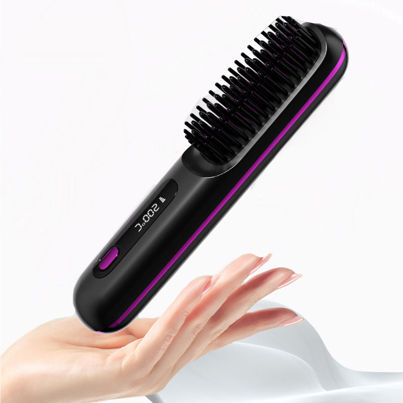 🔥Summer Hot Sale 50% Off🔥Wireless Ceramic Heating Hair Straightening Comb