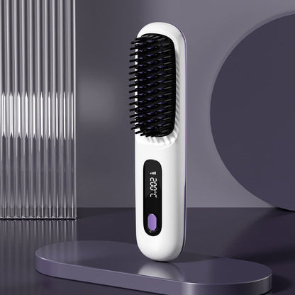 🔥Summer Hot Sale 50% Off🔥Wireless Ceramic Heating Hair Straightening Comb