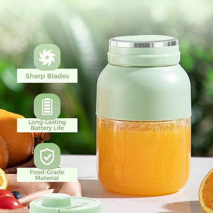 📢🍉Multifunctional🍊 Large-Capacity Wireless Portable Juicer Cup🍑🍌