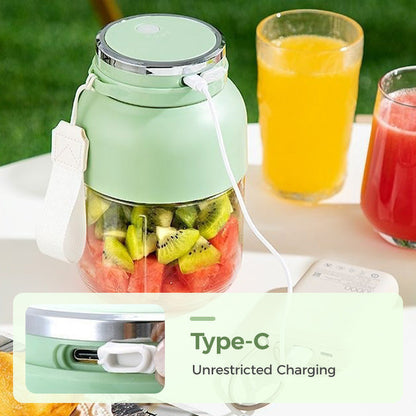 📢🍉Multifunctional🍊 Large-Capacity Wireless Portable Juicer Cup🍑🍌