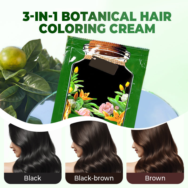 3-In-1 Botanical Hair Coloring Cream