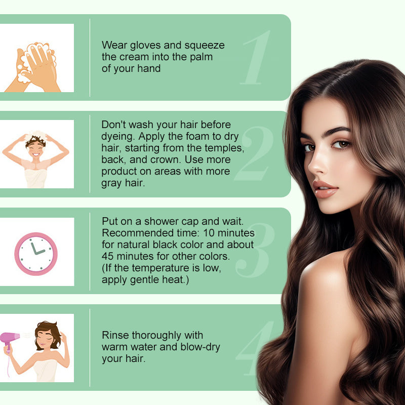 3-In-1 Botanical Hair Coloring Cream