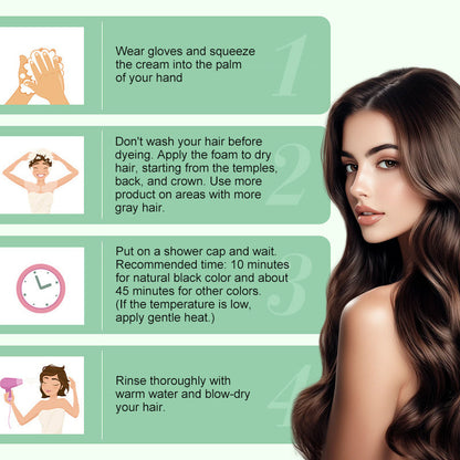 3-In-1 Botanical Hair Coloring Cream