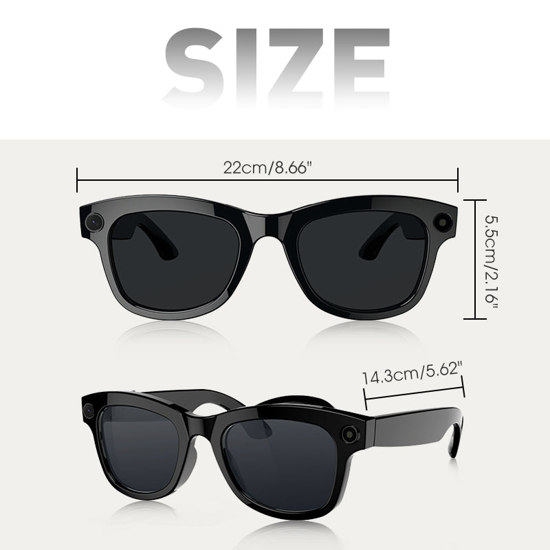 🔥Smart AI Glasses with Photo & Video Capture