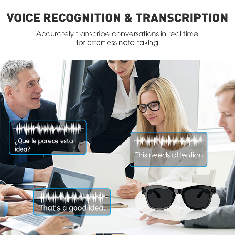 🔥Smart AI Glasses with Photo & Video Capture