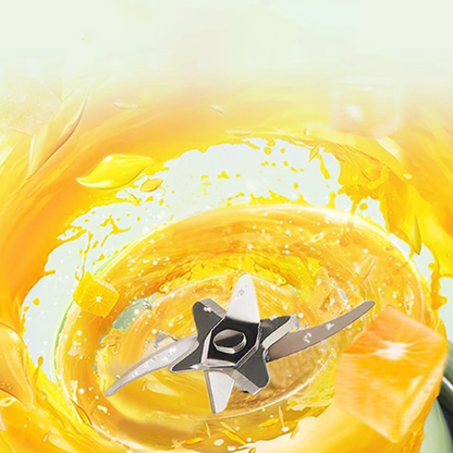 2-in-1 Electric Blender Water Bottle with Removable Straw