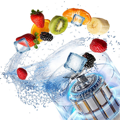 2-in-1 Electric Blender Water Bottle with Removable Straw