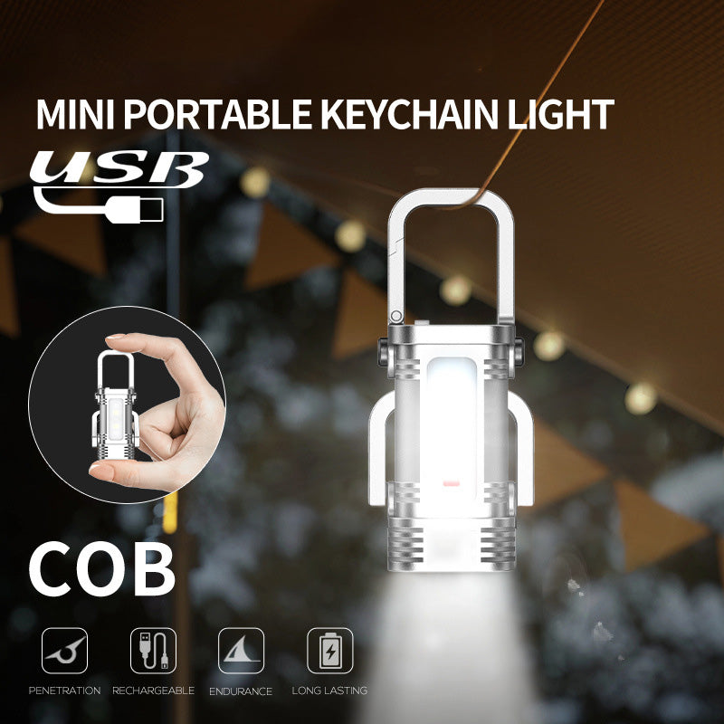 🔦55% Discount🔥Portable Rechargeable Bright Keychain Flashlight