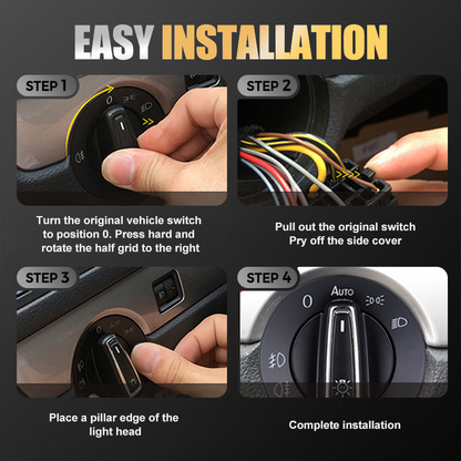 Auto Headlight Lamp Control Switch