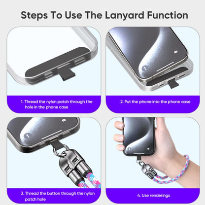 🔥 LAST DAY PROMOTION - 50%OFF 🔥2 IN 1 Cell Phone Lanyard Fast Charging Data Cable