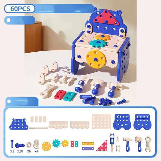 ✨【60-Piece Kids Pretend Repair Tool Set】✨ -🧠🚀Ignite the creativity of budding builders!