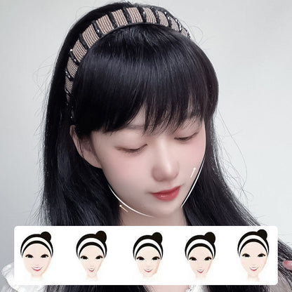 Synthetic Hair Fringe with Hair Band（50% OFF）