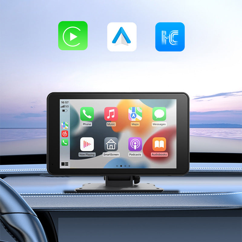 2025 Newest Portable Carplay Screen-Wide-Compatibility Multi-Device Car Infotainment System
