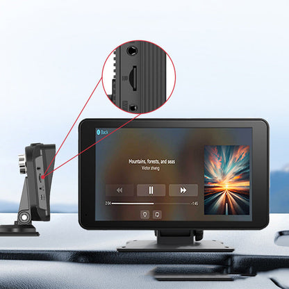 2025 Newest Portable Carplay Screen-Wide-Compatibility Multi-Device Car Infotainment System