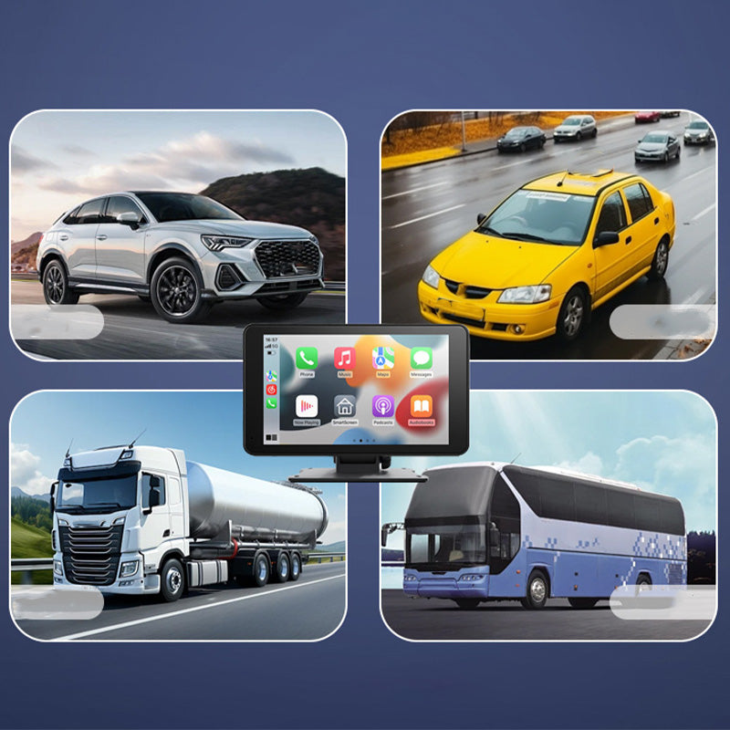 2025 Newest Portable Carplay Screen-Wide-Compatibility Multi-Device Car Infotainment System