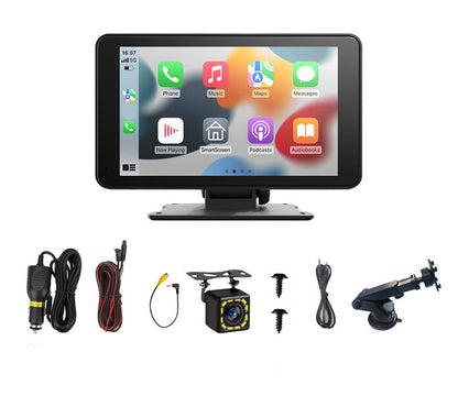 2025 Newest Portable Carplay Screen-Wide-Compatibility Multi-Device Car Infotainment System