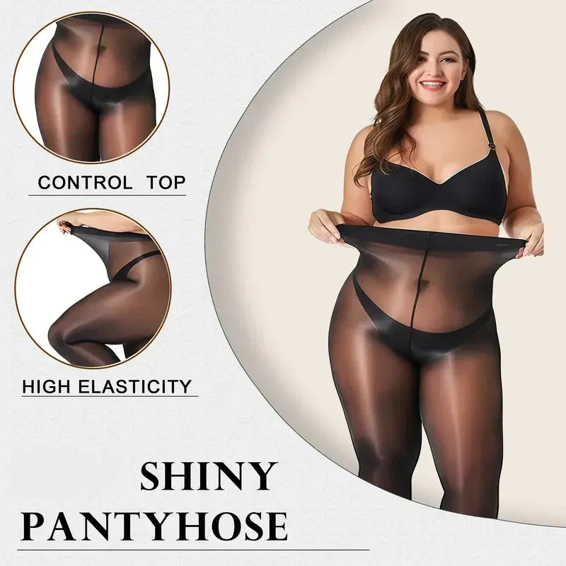 💜LAST DAY - BUY 1 GET 1 FREE💜Shiny Sheer Pantyhose for Women
