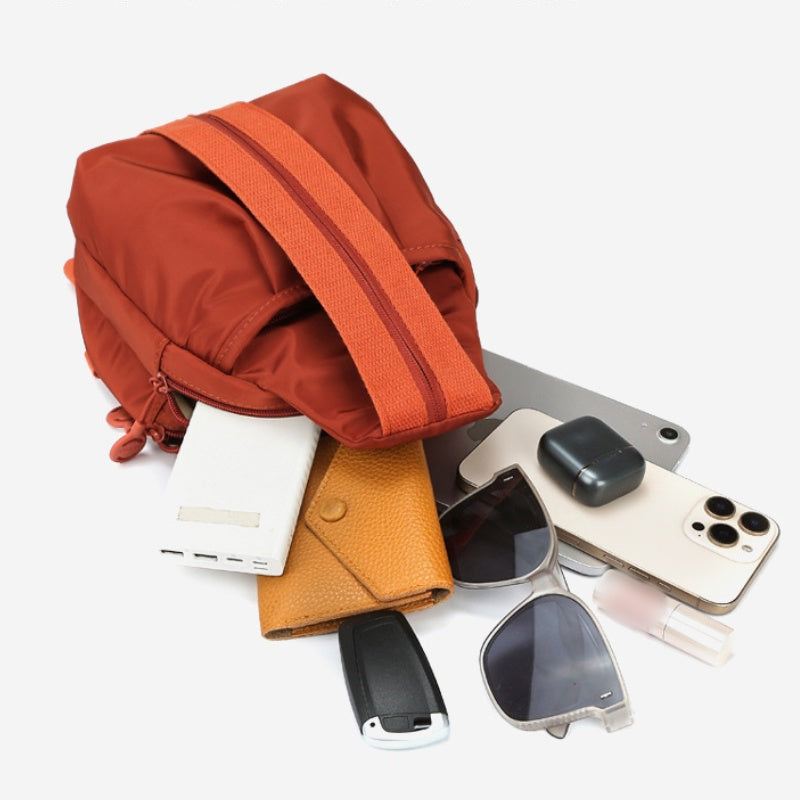 Multi-Pocket Convertible Backpack & Crossbody Bag