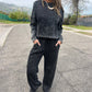 Women's Crewneck Sweatshirt & Drawstring Pants Set