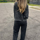 Women's Crewneck Sweatshirt & Drawstring Pants Set