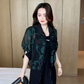 Women's Floral Chiffon Shirt