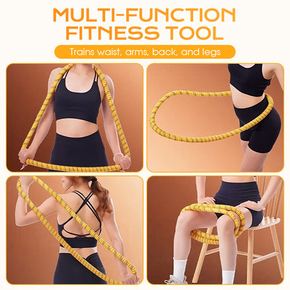 Foldable Weighted Soft Spring Hoop