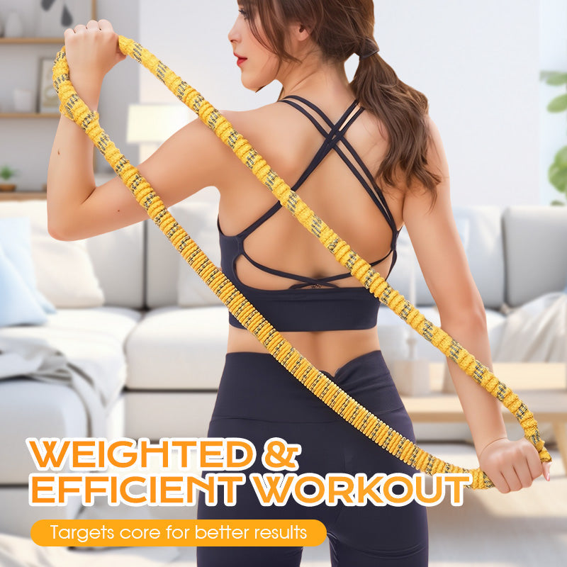 Foldable Weighted Soft Spring Hoop