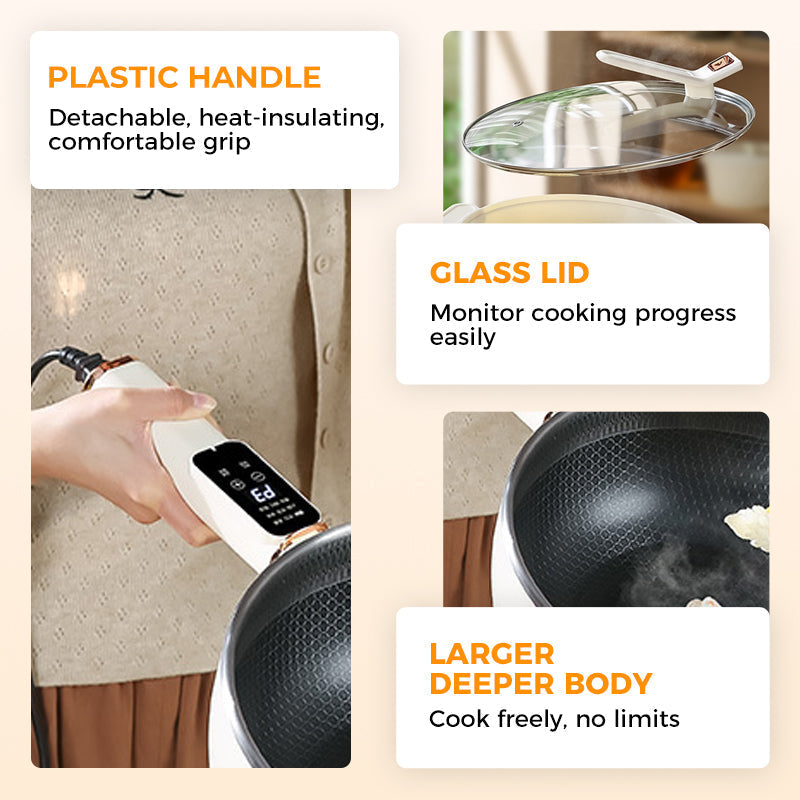 Non-stick Electric Wok for Cooking