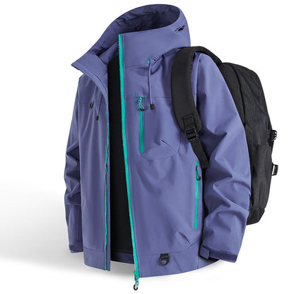 Outdoor Waterproof Sports Hooded Jacket