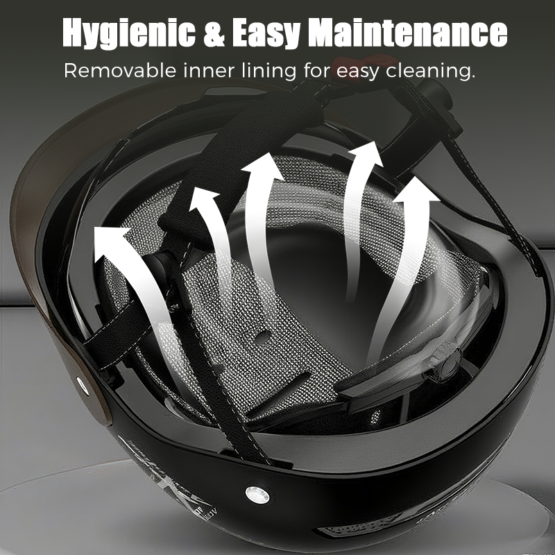 🛡️Breathable Lightweight Crash-Resistant Motorcycle Helmet