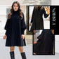 Women's Elegant Lantern Sleeve Pleated Dress