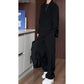 False Two-Piece V-Neck Shirt & Pants Set