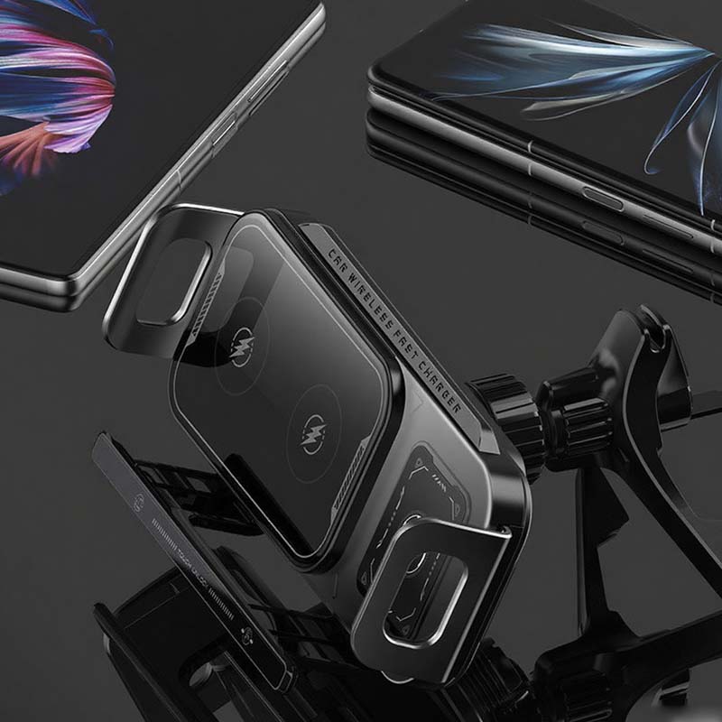 📱Last Day Special Sale 49% OFF⚡2-in-1 Foldable Car Phone Holder & Wireless Charger