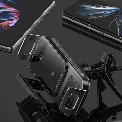 📱Last Day Special Sale 49% OFF⚡2-in-1 Foldable Car Phone Holder & Wireless Charger