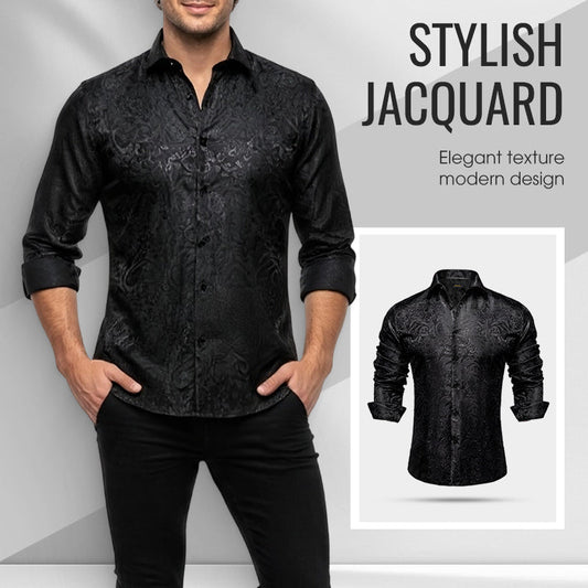 Fashion Men's Jacquard Design Shirt