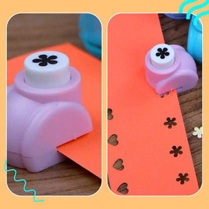 ✂️ BUY 2 GET 1 FREE! 🎨 DIY Paper Punch Set for Kids - Create Fun Shapes (Stars/Hearts/Animals) for Crafting & Scrapbooking 🧒✨