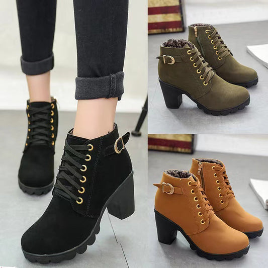 💗LAST DAY - PROMOTION💗Women's Sole Chunky Heel Boots