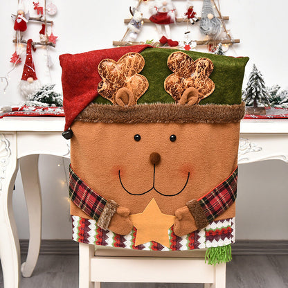 🎅✨Christmas Themed Chair Cover