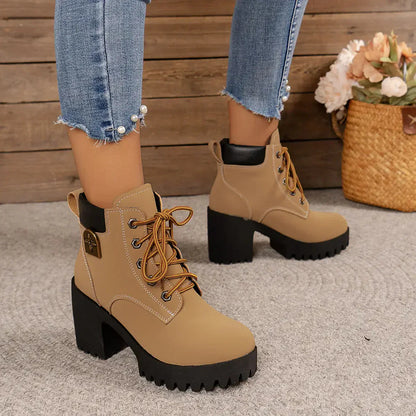 🔥Seasonal Bestsellers-2025 new British style thick-soled Martin boots